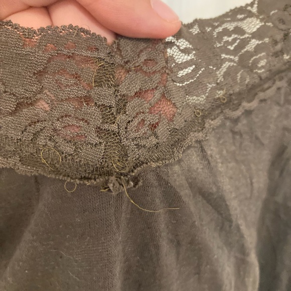 Mudd brown lace cami - Picture 3 of 9